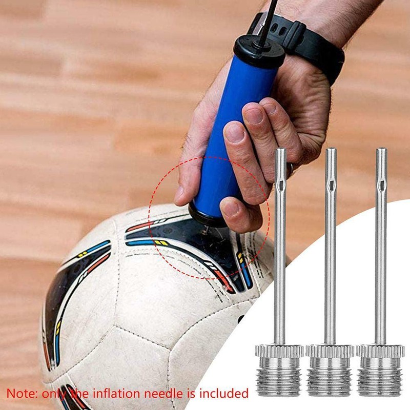 Utility 10X Ball Air Inflating Pump Needle Valve Adaptor Soccer Basketball S6