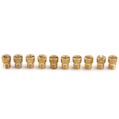 M5 Thread Motorcycle Main Jet Kit Carburetor 100-140 Size Injector Nozzle US