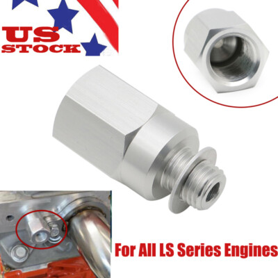 LS Coolant Temp Sensor Adapter 5.3 6.0 M12-1.5 to M16 3/8'' NPT Water LS1 LS3 US