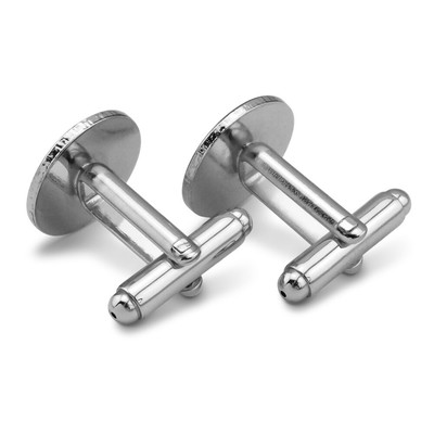 Wine Like Push Up Bra Your Personality Round Cufflink Set Silver Color