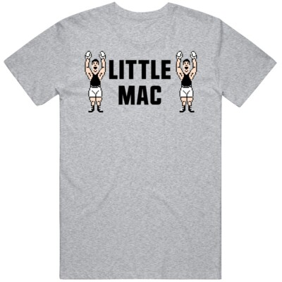 Little Mac Stare Down Mike Tyson's Punchout Retro Video Game Boxing T Shirt