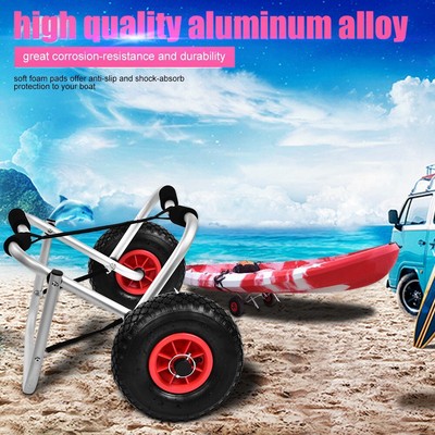 Aluminium Bootswagen bis 80kg Kanuwagen Kajakwagen Bootstrailer Surfwagen TOP/_