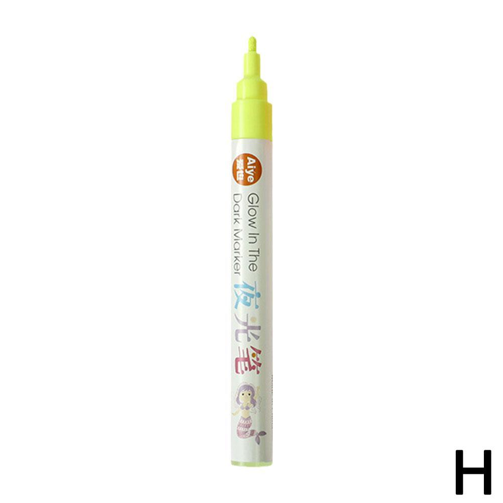 1X Glowing in The Dark Marker Pen DIY Graffiti Fluorescent Pen Luminous Pen Gift