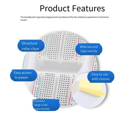 Complete Set of 6 Breadboards for Electronics Experiments and Prototypes