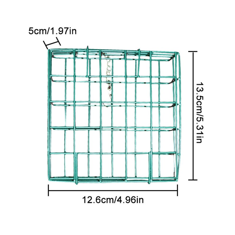 Food Container for Outdoor Hanging Small Single Suet Bread Capacity Feeding