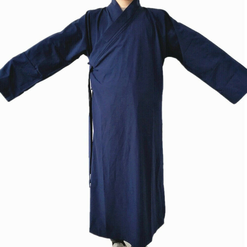 Mens Wu Dang Tai Chi Martial Arts Robe Gown Chinese Kung Fu Suit Costume SPW