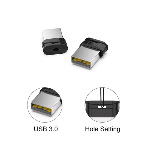 lOT 1/5/ 10PCS USB 2.0 32GB 64GB Waterproof Mini Metal Flash Drive Memory Sticks