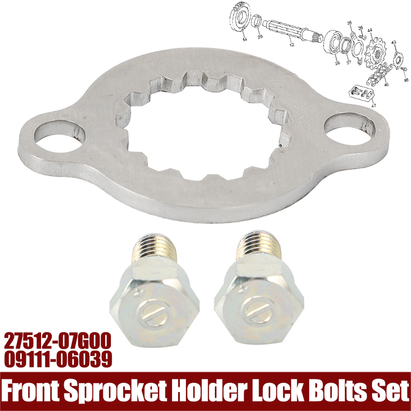 For Kawasaki KFX400 Suzuki LTZ400 Front Sprocket Holder Lock Bolts
