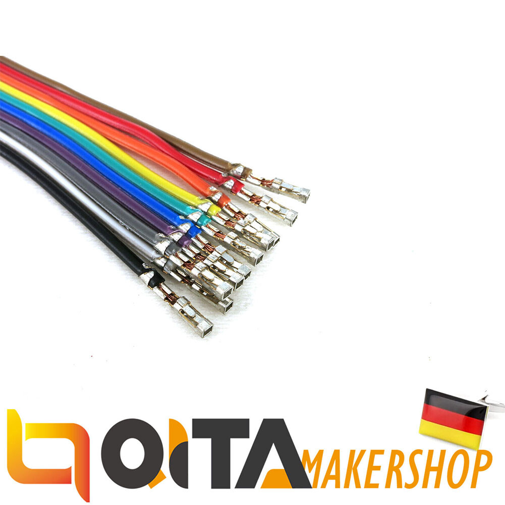 10 Stk. Jumper Wires Pre-crimped Term...