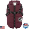 Gyuzh Dog Coat with Harness Puppy Coats Small Dog Harness Jacket Winter Waterproof Jackets for Smal Medium Large Dogs