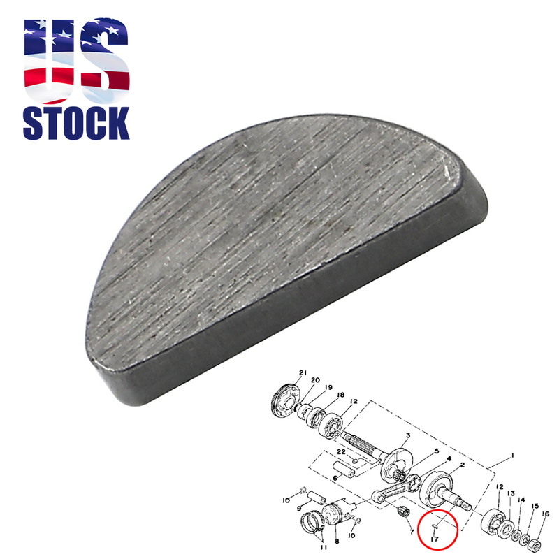 ATV Woodruff Key Piston Crankshaft for Yamaha Blaster Grizzly 90280