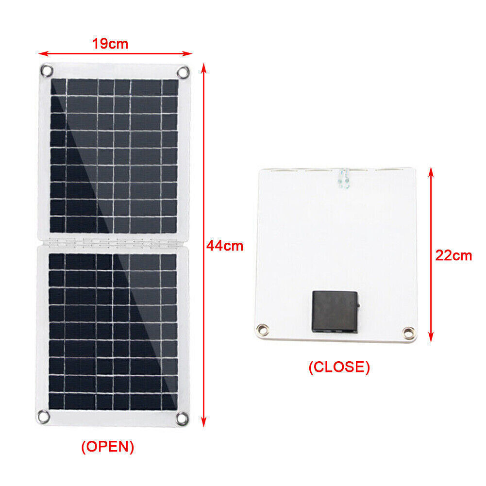 60W  Foldable  Solar Panel Module  For 18V/12V RV/Car/Boat Battery Recharge