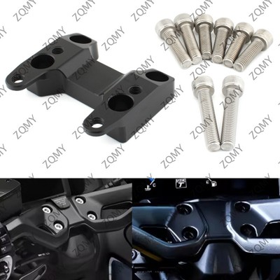 Handlebar Riser Handle Bar Raiser Clamp Backs For Yamaha T-MAX 560 2022-2023