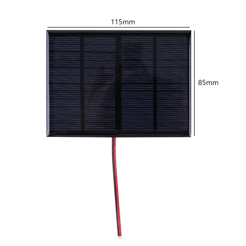 Mini Solar Panel Cells 3W 12V Small Cell Module for 9-12V Battery/Mobile Phone