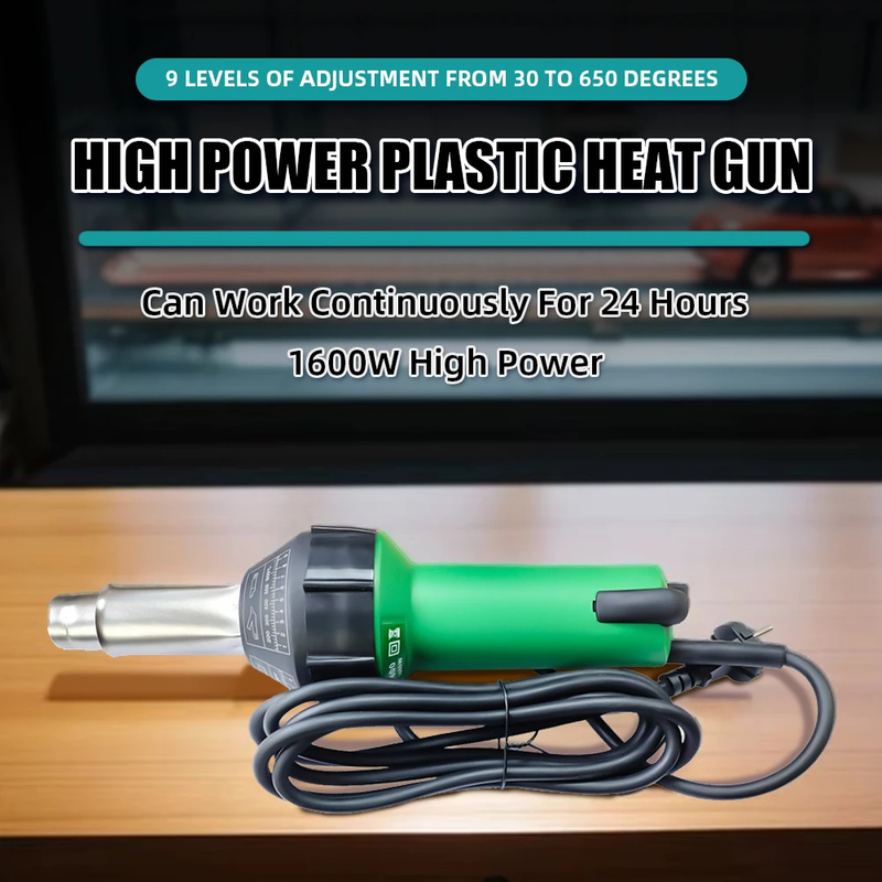 High Power Plastic Welding Gun 1600W PVC Plastic Floor Welding Tool PP Welding S