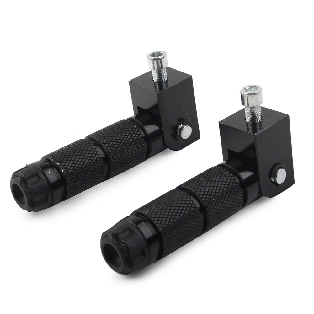 Fit Electric Motor Bicycle ATV Motor M8 Footpegs Folding Passenger Foot Pegs
