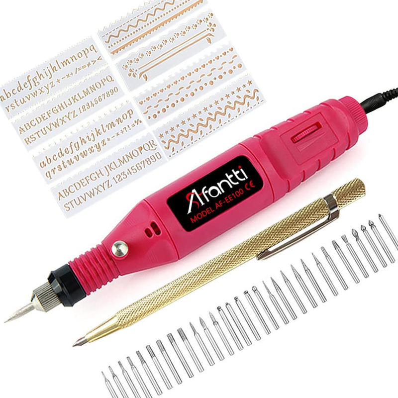 Micro Corded Electric Engraver Pen Tool Mini DIY Engraving Machine Kit for Metal