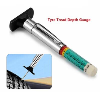 Tyre Tread Depth Measuring Gauge Measure Tool �C Car Van Truck Motorbike Thread