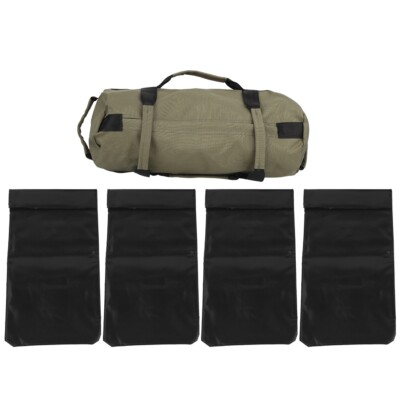 Gewichtssack Fitness Bag Gewichtheben Sandsack Für Krafttraining 36-55L Set