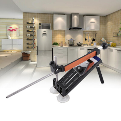 Pro Sharpening Knife Sharpener System Fix Angle with 4 Stones Kitchen Tool Kit
