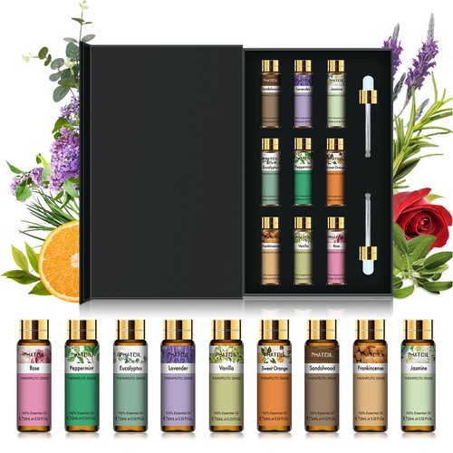 Essential Oils Set 100% Pure Natural Aromatherapy Oils Gift 