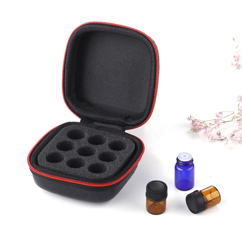 Storage Case Box 9 Slots 1-3ml Aromatherapy Organizer Holder