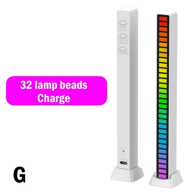 RGB LED Voice Activated Pickup Lights 32 Bit Sound Control Ambient Lights HOTS
