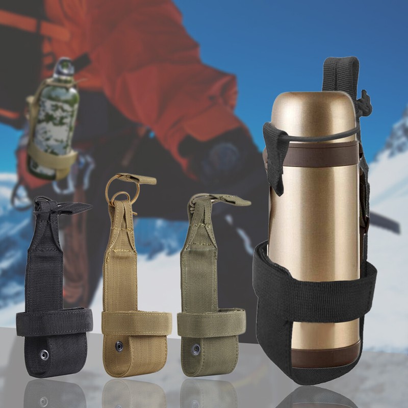 Outdoor Sport Hiking Water Bottle Holder Belt Carrier Pouch Bag LC