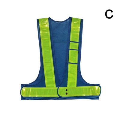 High Visibility Adjustable Reflective Safety Vest Reflectorize Vest Safety F6 `