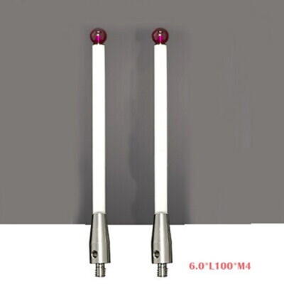 2Pcs Renishaw A-5000-3712 CMM Probe Stylus 100mm Ceramic Stem 6mm Ball Tip
