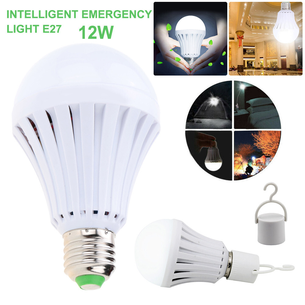 1-10PCS Rechargeable Emergency Light Bulb for Power Outage Battery Operated Bulb