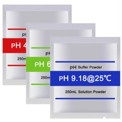 15Pcs PH Meter Buffer Solution Powder For Precise Calibration Easy Supplies O8I5