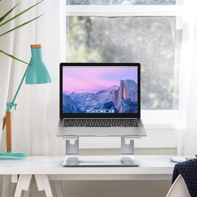 LS03 Aluminum Laptop Stand, Ergonomic Detachable Computer Stand, Riser Holder No