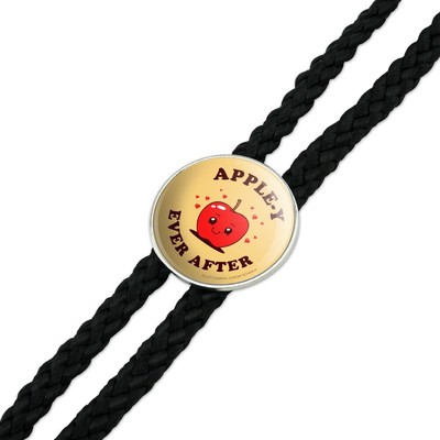 Apple-y Happily Ever After Funny Humor Western Southwest Bolo Tie
