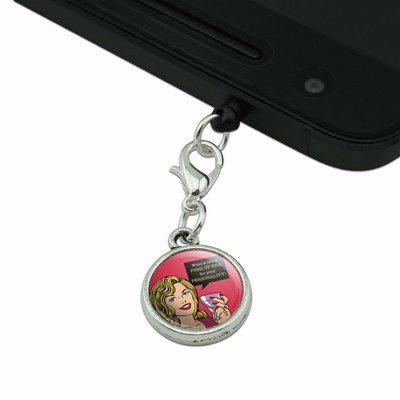 Wine Like Push Up Bra Your Personality Mobile Phone Headphone Jack Charm