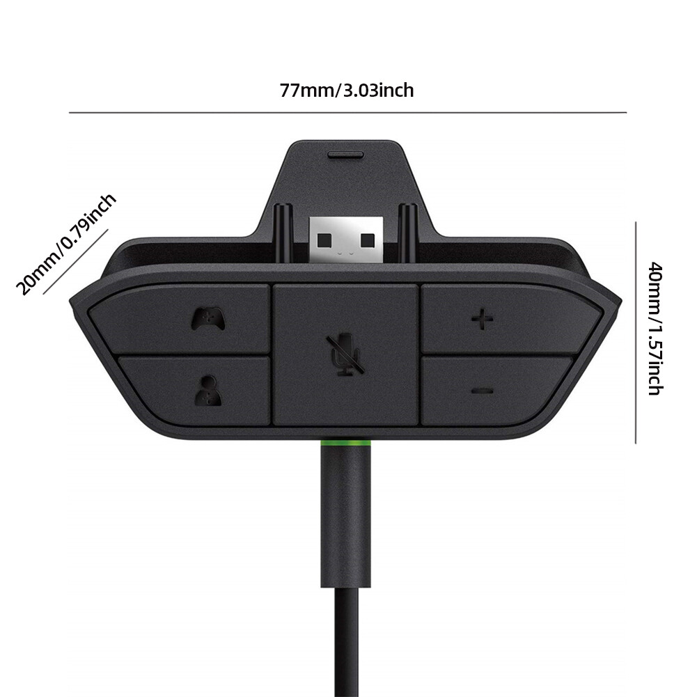 Stereo Headset Adapter Headphone Adaptor Converter for Xbox One Controller