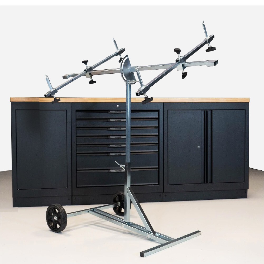 ROTATING PANEL REPAIR PAINT STAND