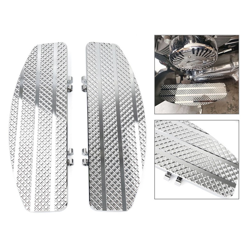 Stretched Driver Floorboards For Harley Electra Street Road Glide Softail