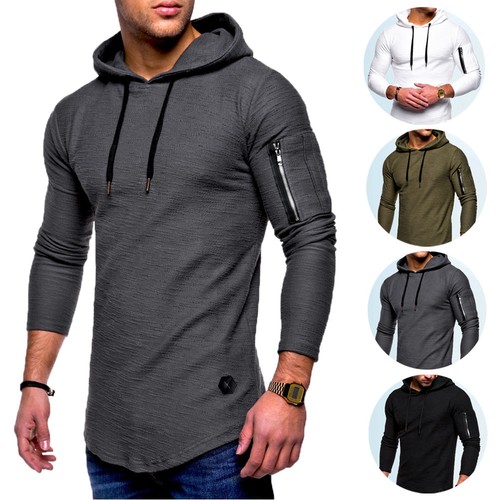 mens casual hooded shirts