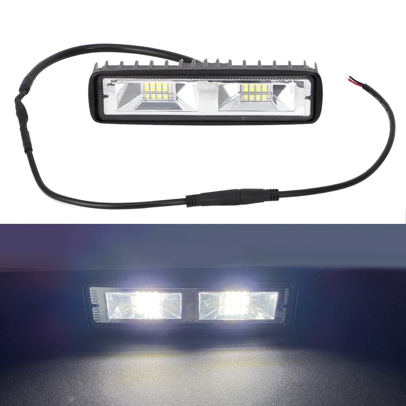Ebike Electric Bicycle Headlight Plug&Play 12-48V 36W LED 1200-1800LM w/ Bracket