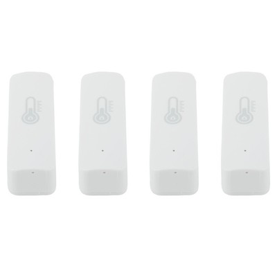 Smart Temperature And Humidity Sensor Battery Powered Home Security Work
