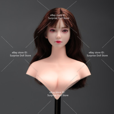 1/6 Head Sculpt Mandy Beauty Asian Girl For 12'' Female PH TBL Action Figure Body