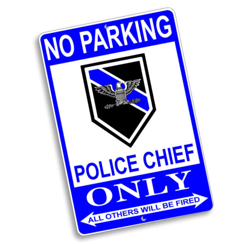 Law Enforcement Police Sheriff No Parking Ranks Only 8x12 Aluminum Signs