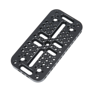 NICEYRIG Camera Cheese Plate Baseplate for Railblocks Short rods Dovetails Cages