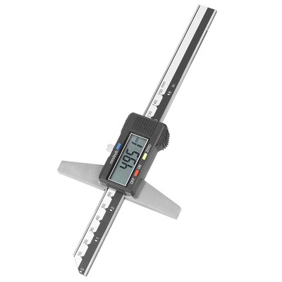 High Accuracy Stainless Steel Vernier Measuring Tool Digital Depth Gauge 0-150mm