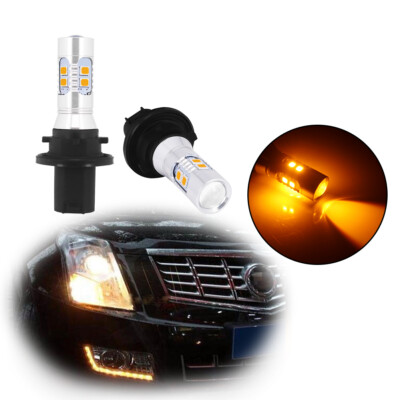 Direct Fit Amber PH24WY LED Bulbs for Audi Cadillac Porsche Turn Signal Lights