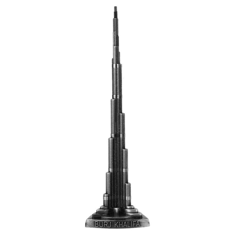 Burj Khalifa Tower Model Figurine Tower Miniature Toy Home Office