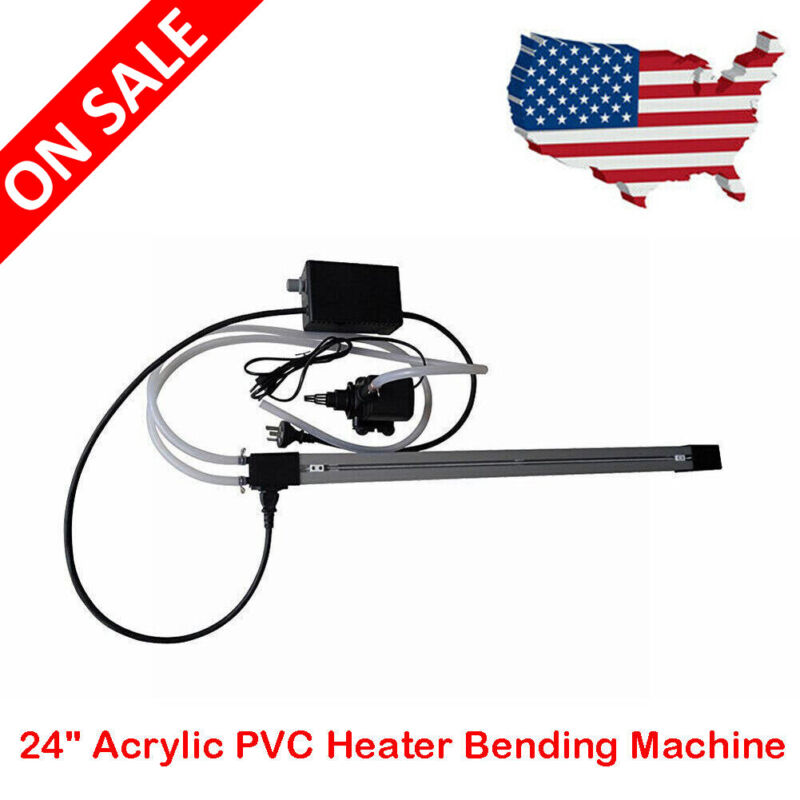 24" 600mm Acrylic Plastic PVC Strip Heater Bending Machine Hot Heating Bender US