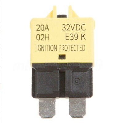 5~30A Car Manual Circuit Breaker Blade Fuse 12V 24V Resettable Boat Marine Rally