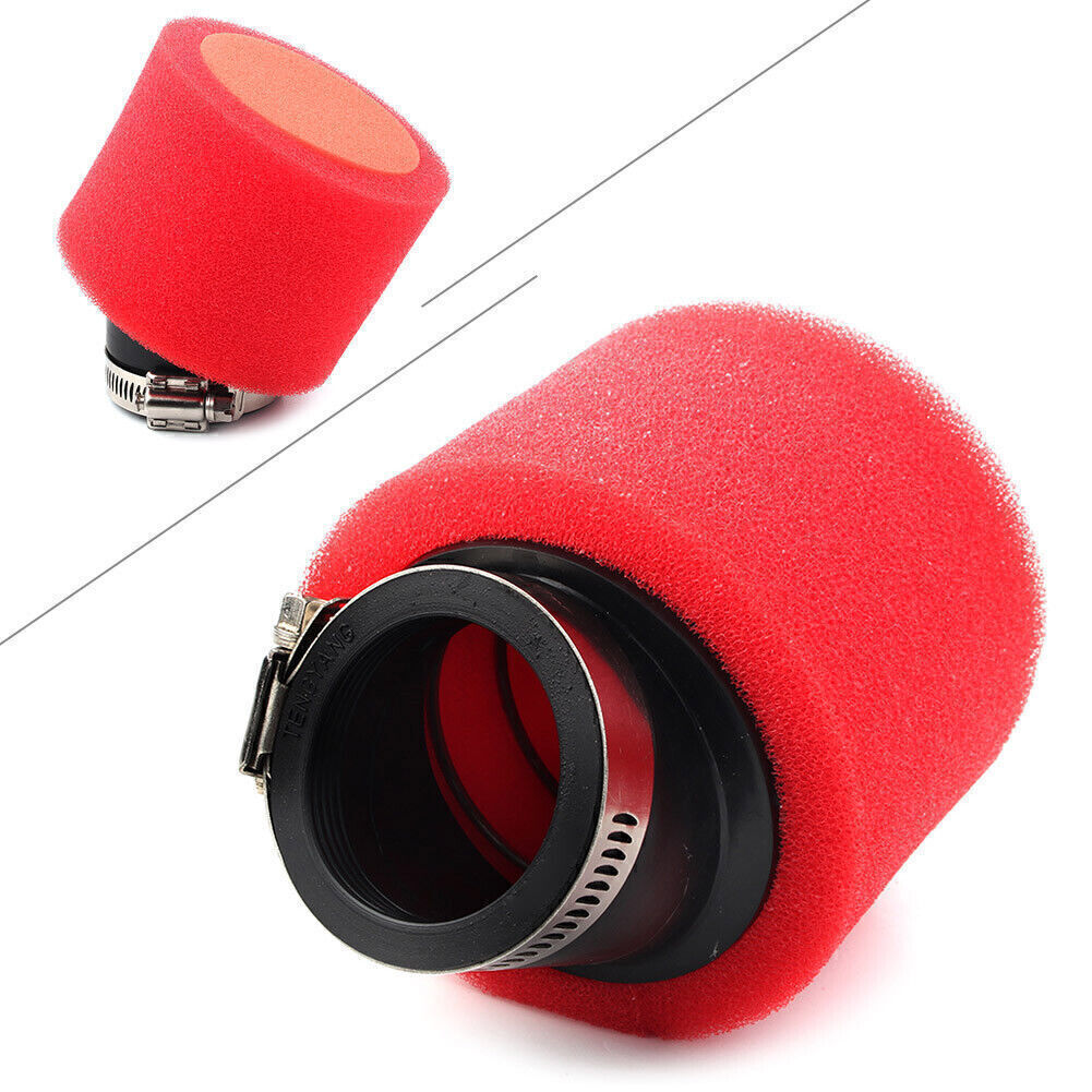 50mm Motor Air Filter Angled for ATV Go Kart Moped Scooter Pocket Dirt Bike NEW
